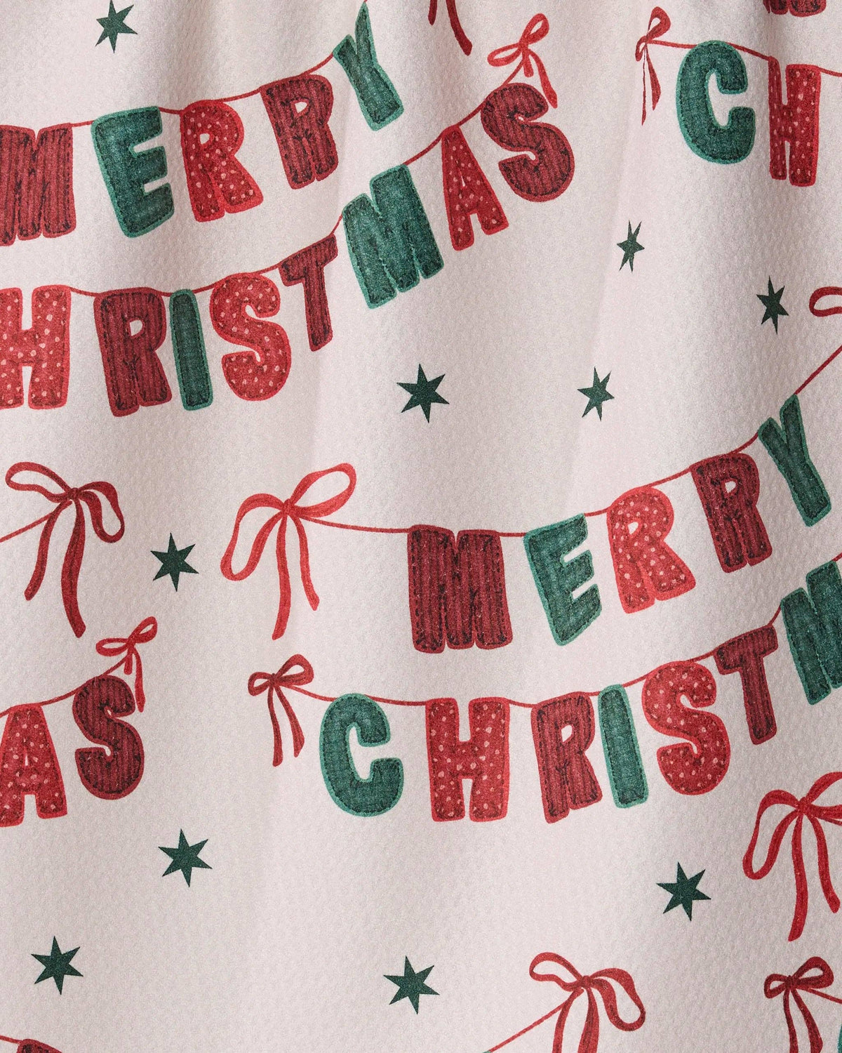 Geometry - Christmas Banner Tea Towel - Holiday 2026
