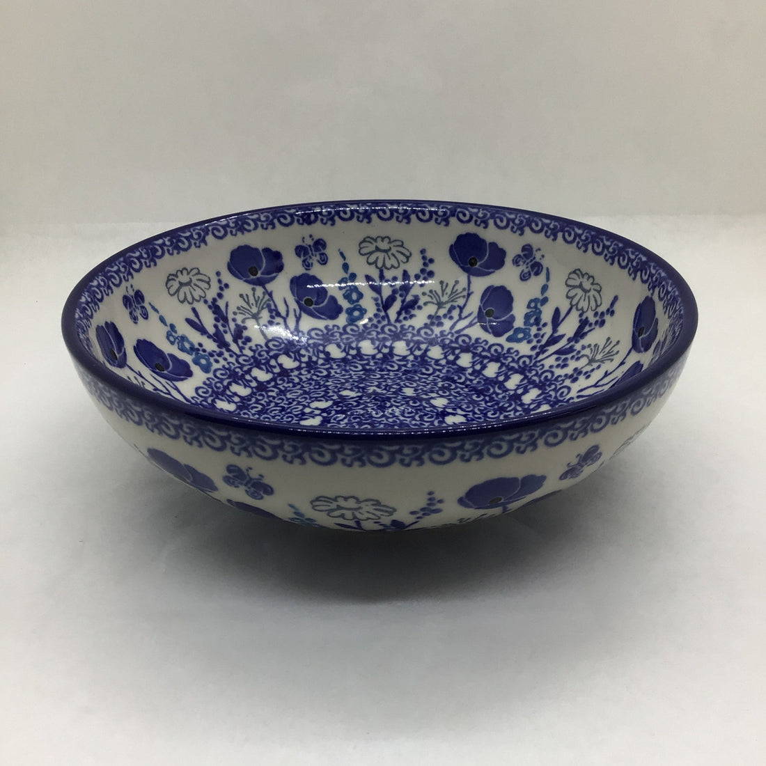 Evening Poppy Dip Bowl 7"