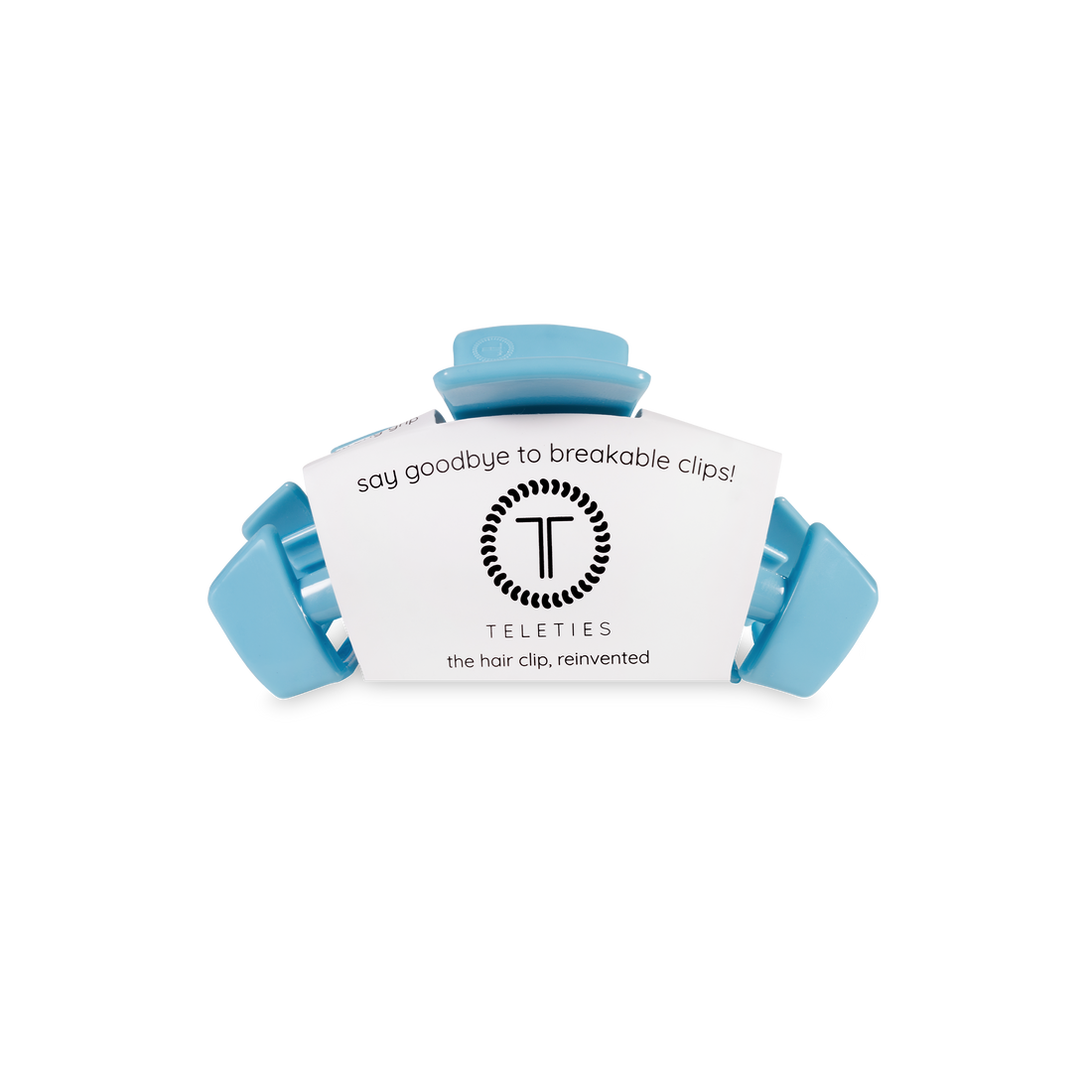 TELETIES - Classic Hair Clip | Tiny | Summer Sky