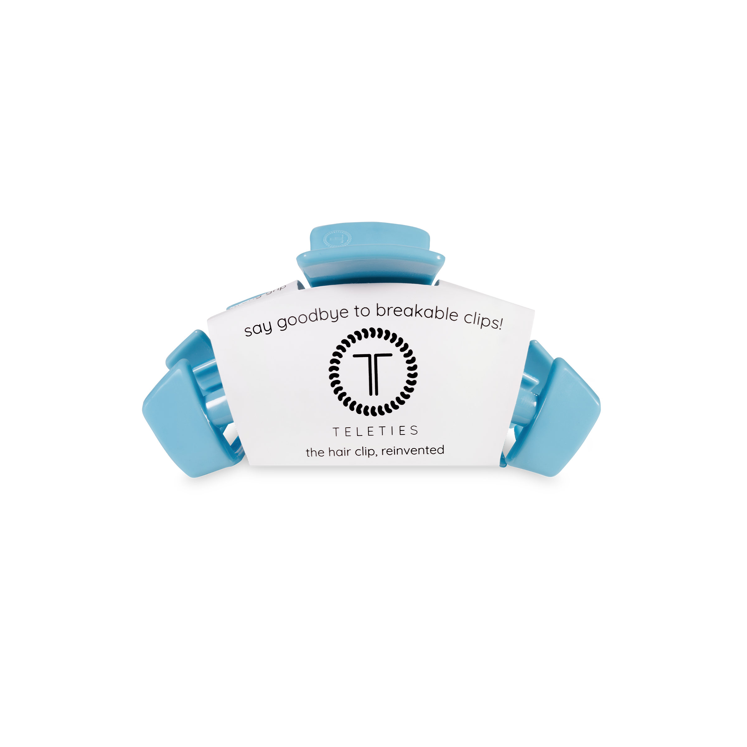 TELETIES - Classic Hair Clip | Tiny | Summer Sky