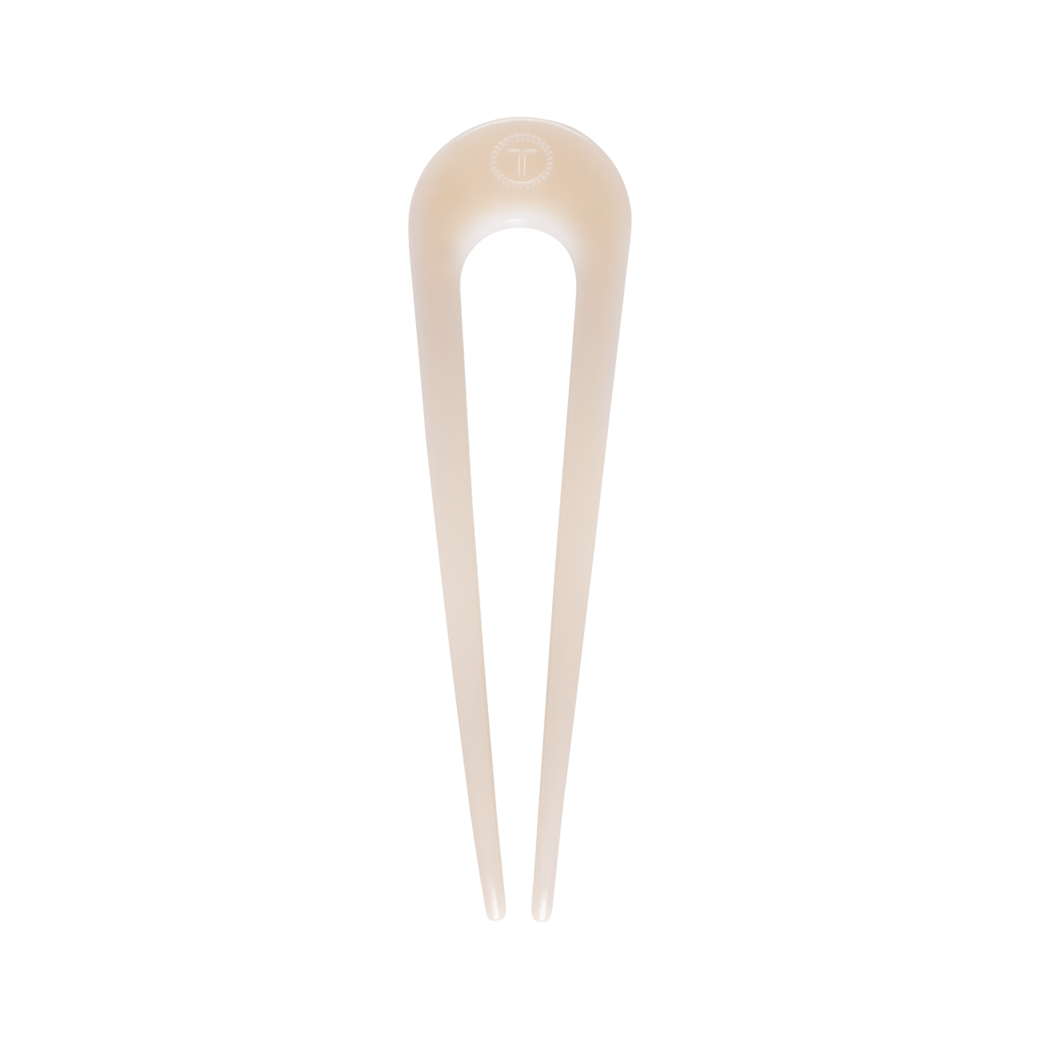 TELETIES - French Hair Pin Almond Beige