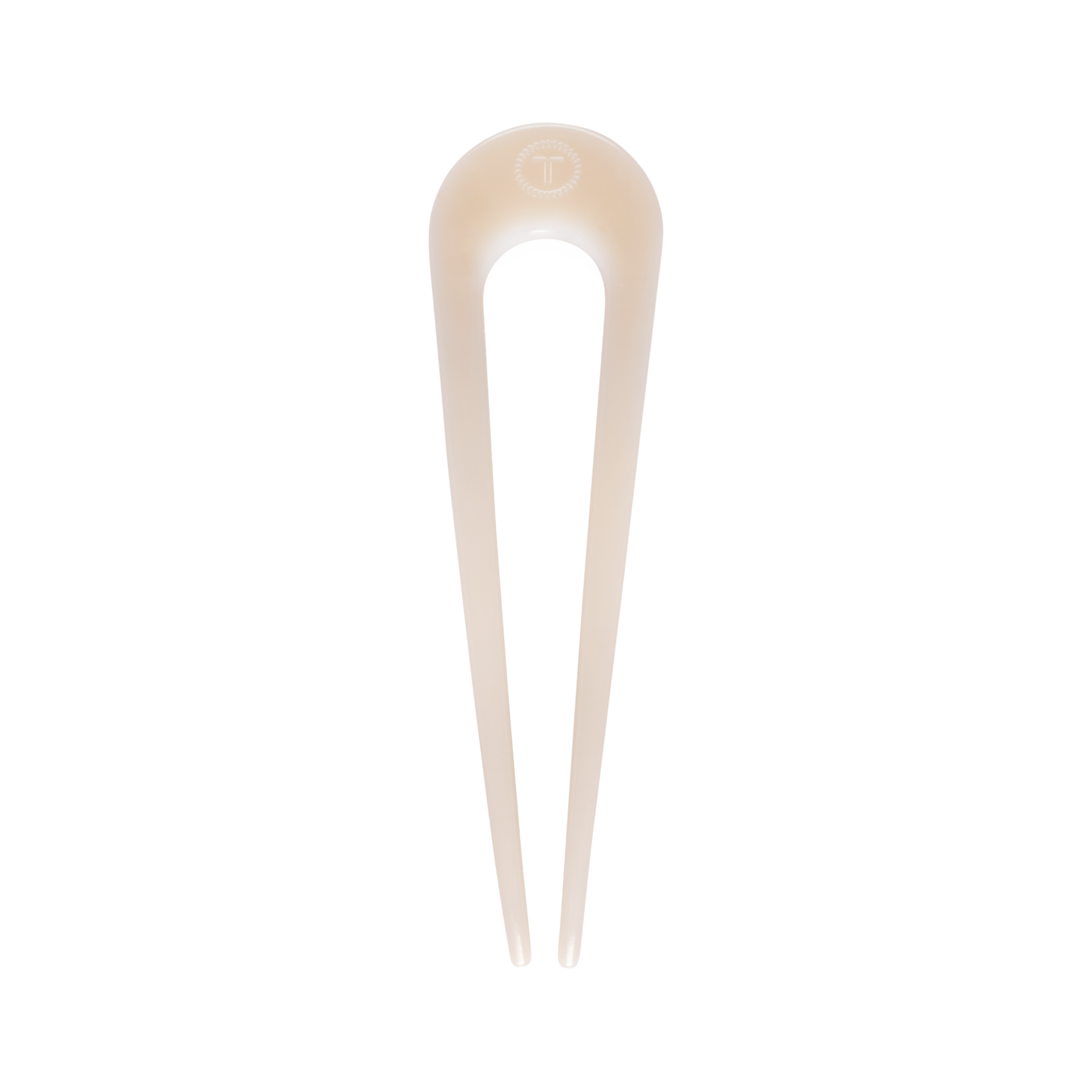 TELETIES - French Hair Pin Almond Beige