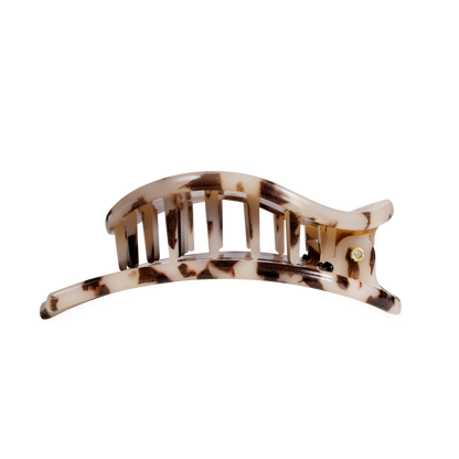 TELETIES - Blonde Tortoise | Large | Flat Circle Hair Clip