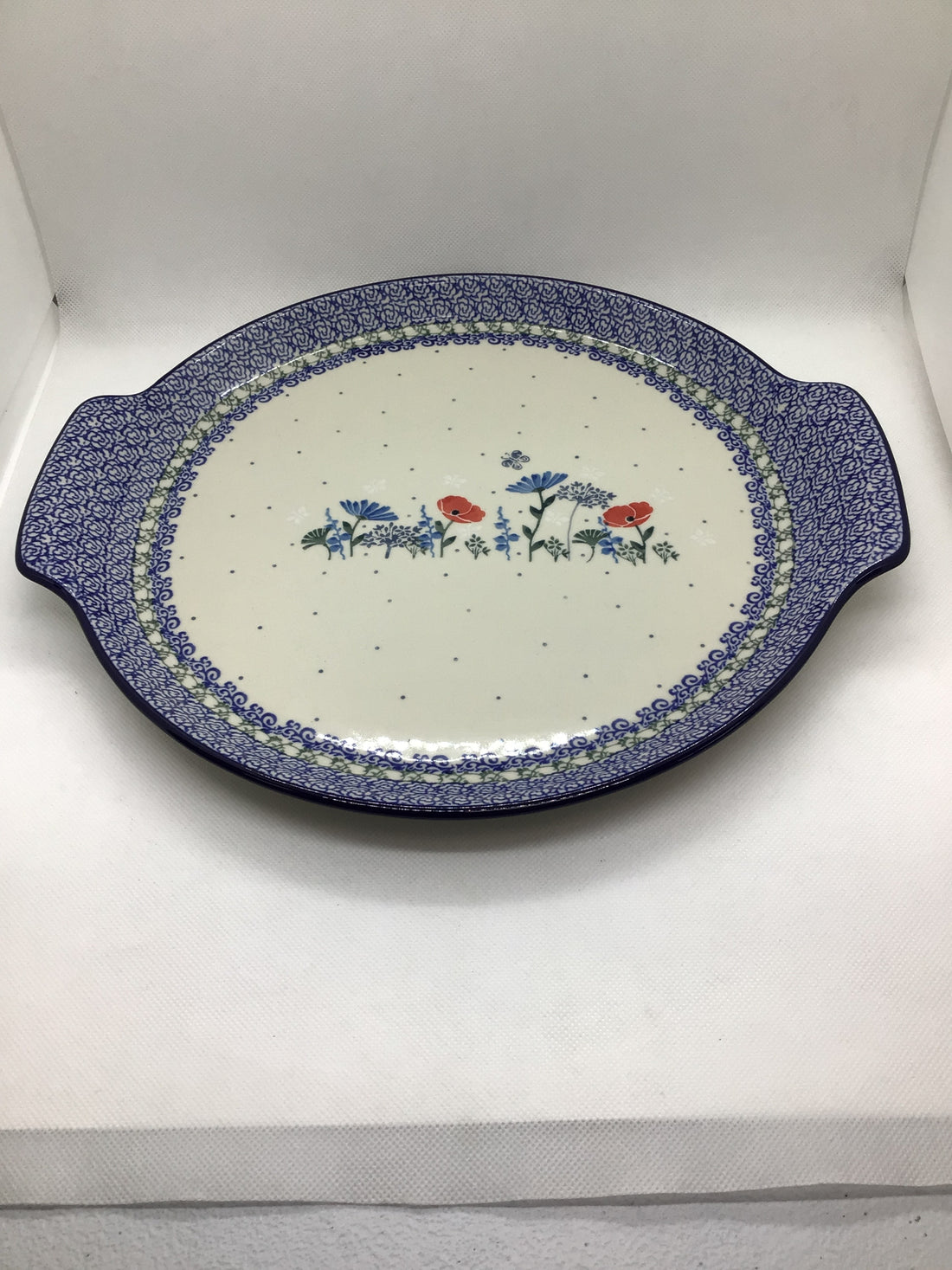 Fancy Florets Round Platter 12&quot;