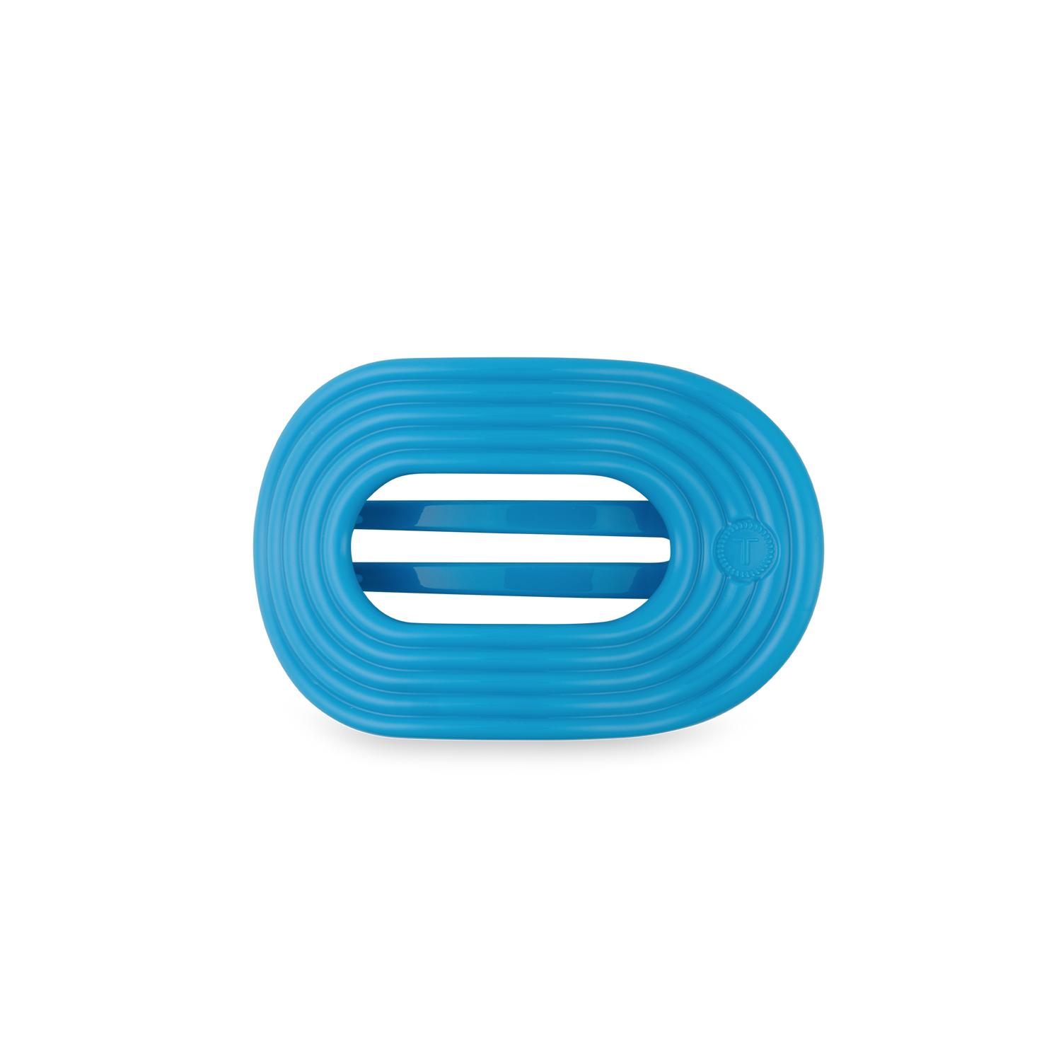 TELETIES - Flat Round Hair Clip | Small | Miami Vice