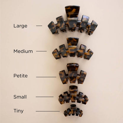 TELETIES - Classic | Tortoise | Petite Hair Clip