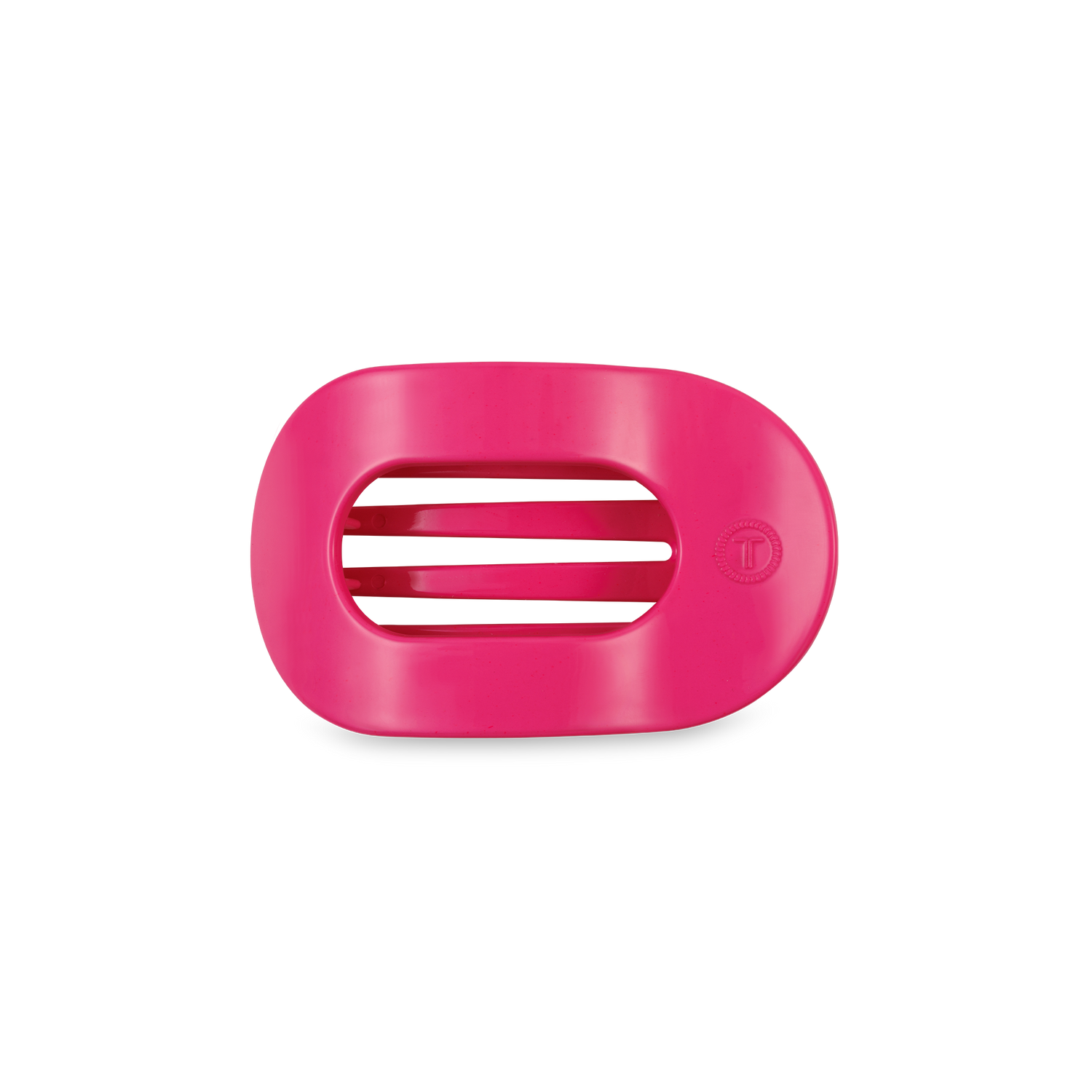 TELETIES - Flat Round Hair Clip | Small | Tropical Punch