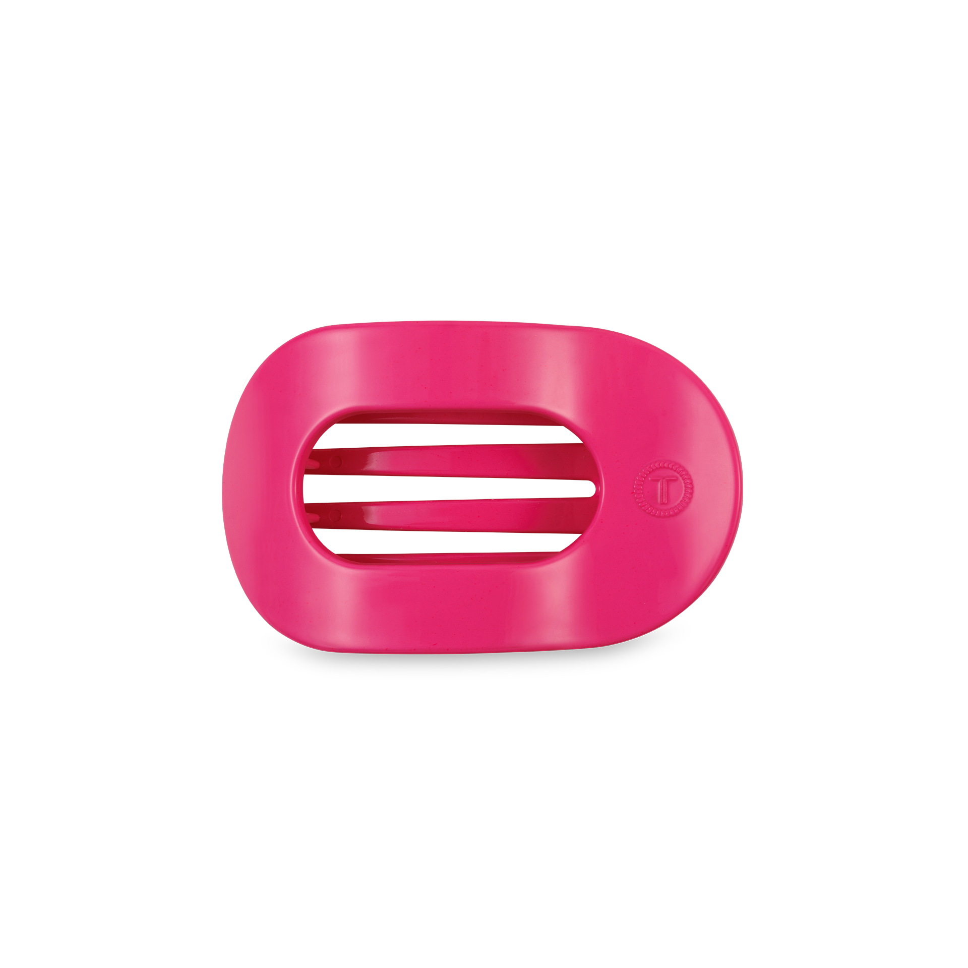 TELETIES - Flat Round Hair Clip | Small | Tropical Punch