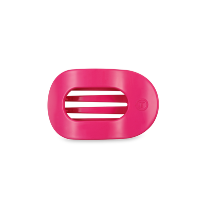 TELETIES - Flat Round Hair Clip | Small | Tropical Punch