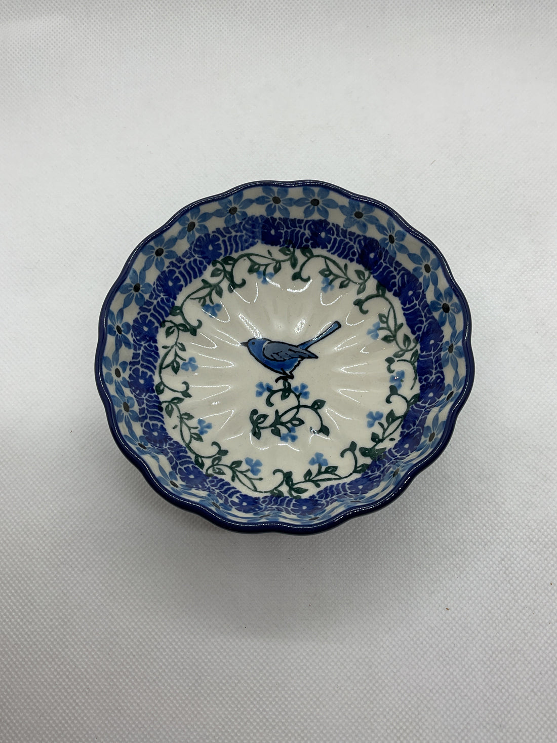 Song Bird Scalloped Bowl 4.5&quot;
