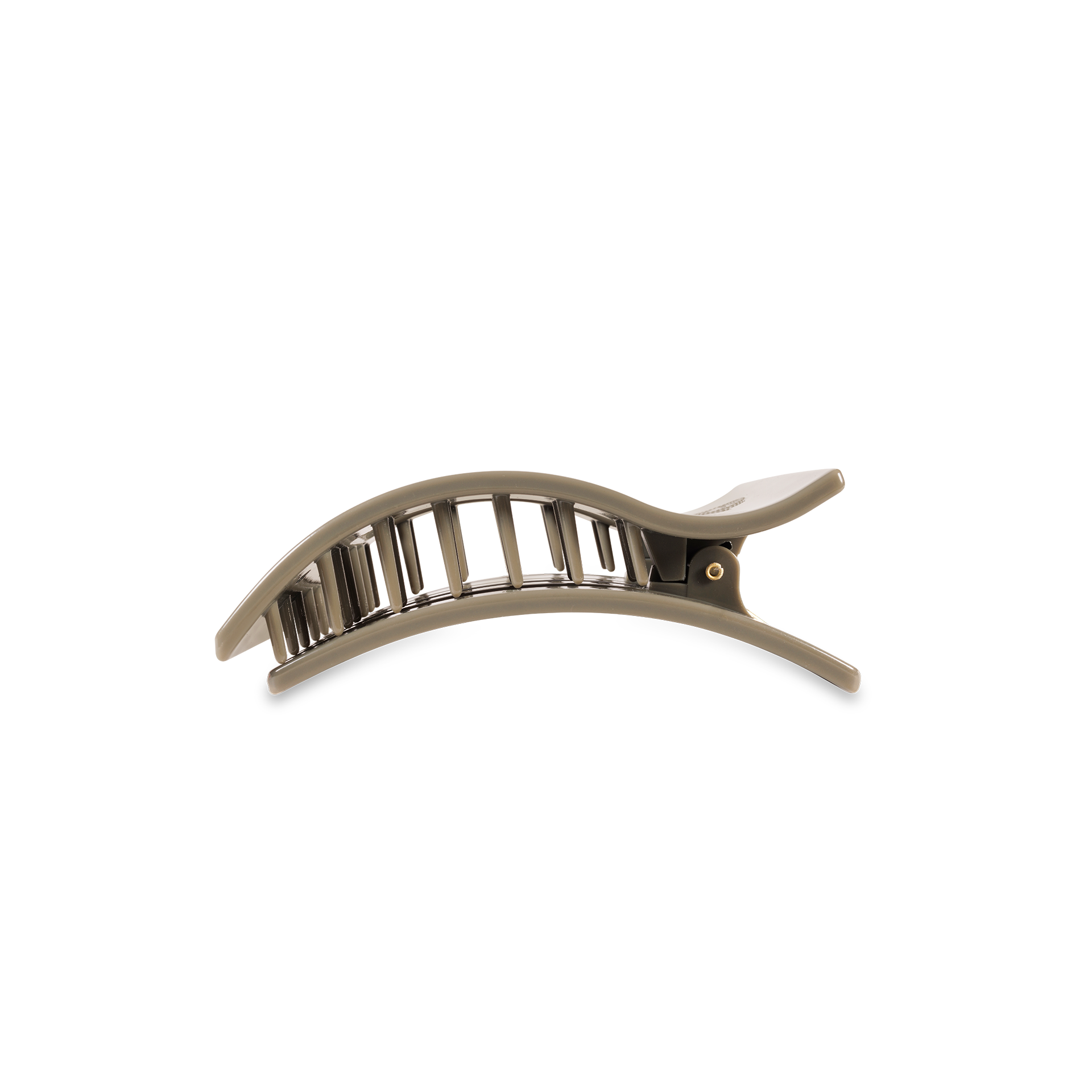 TELETIES - Flat Rectangle Hair Clip | Small | Sage It Ain&