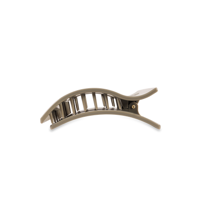 TELETIES - Flat Rectangle Hair Clip | Small | Sage It Ain&