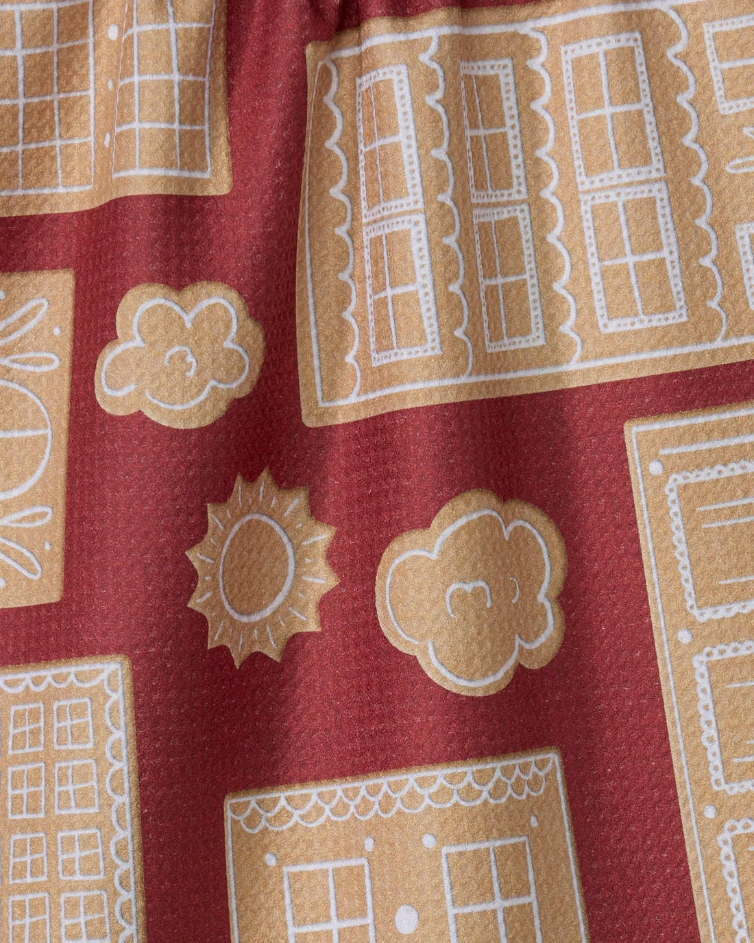 Geometry - Gingerbread City Tea Towel