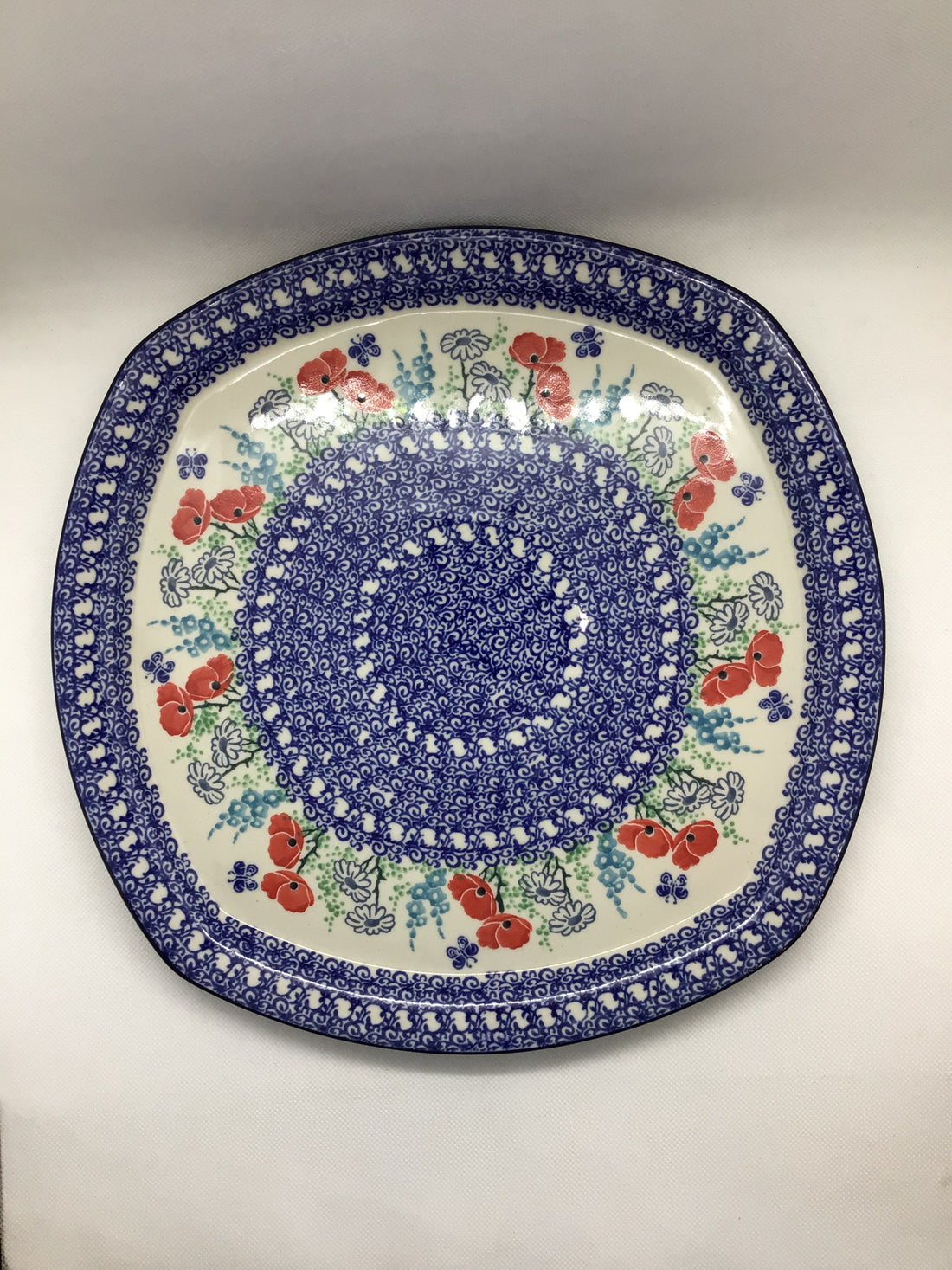 Ruby Red Square Platter