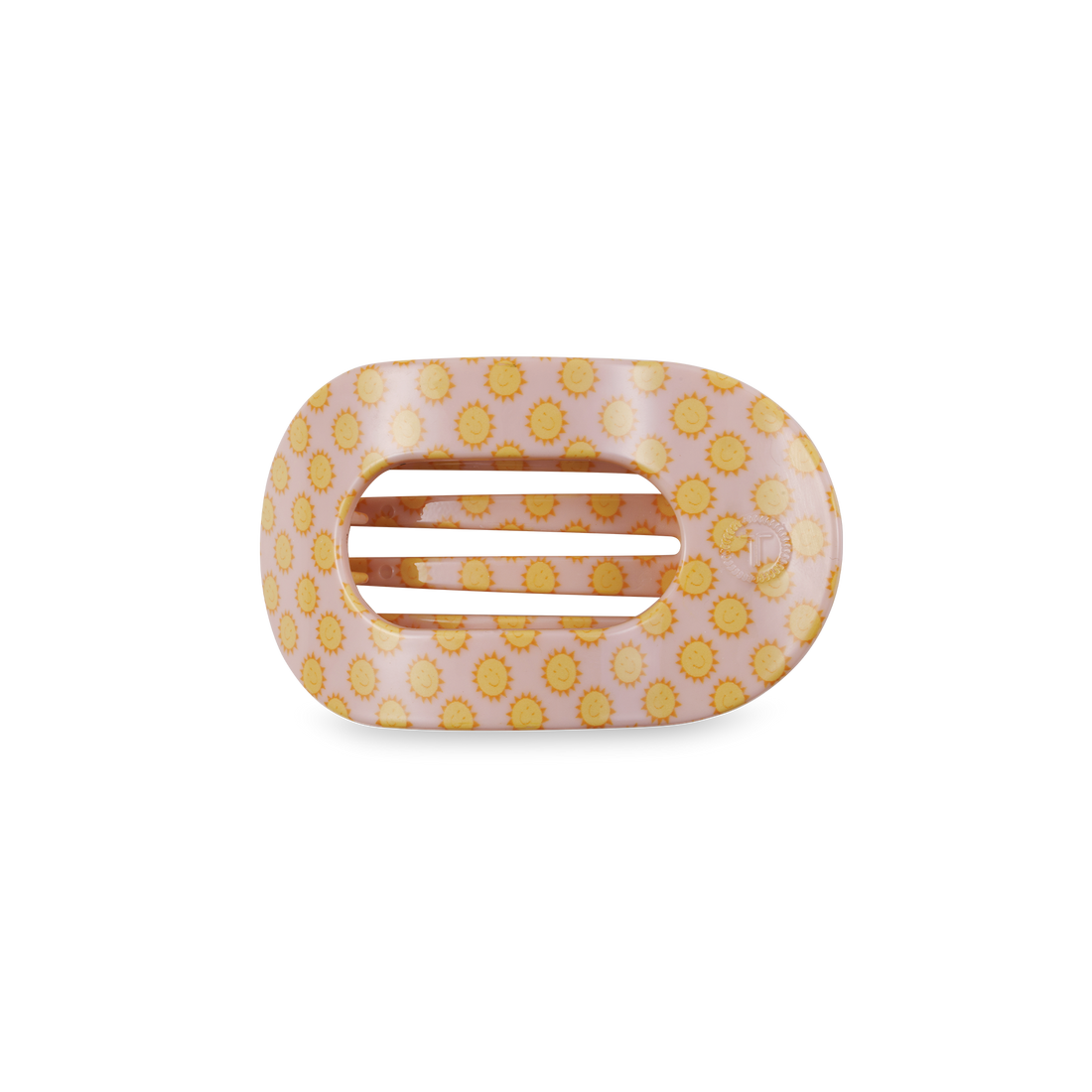 Round Flat Hair Clip | Small | Sunny Days Ahead