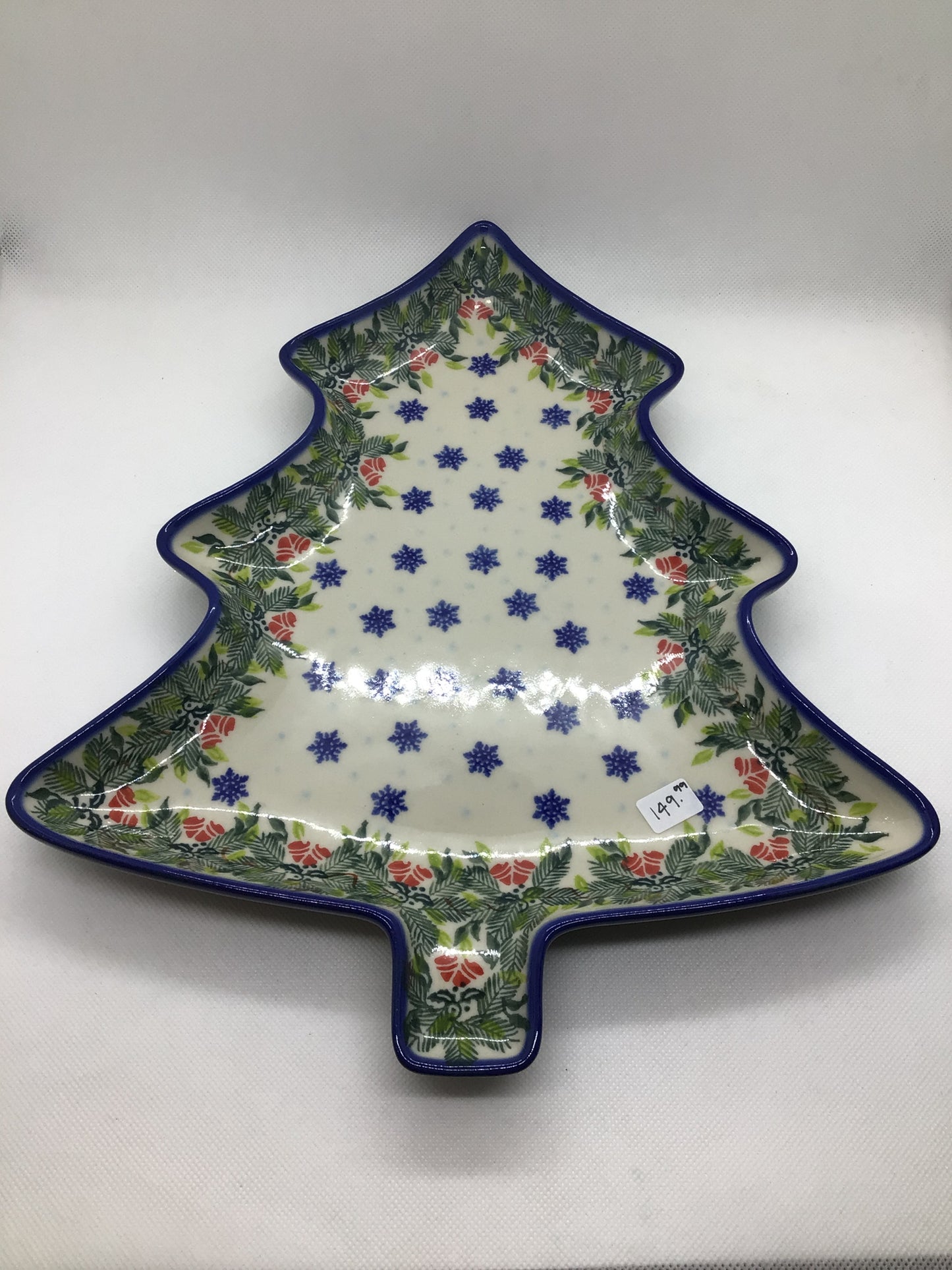 KALICH Christmas Bells Christmas Tree Platter