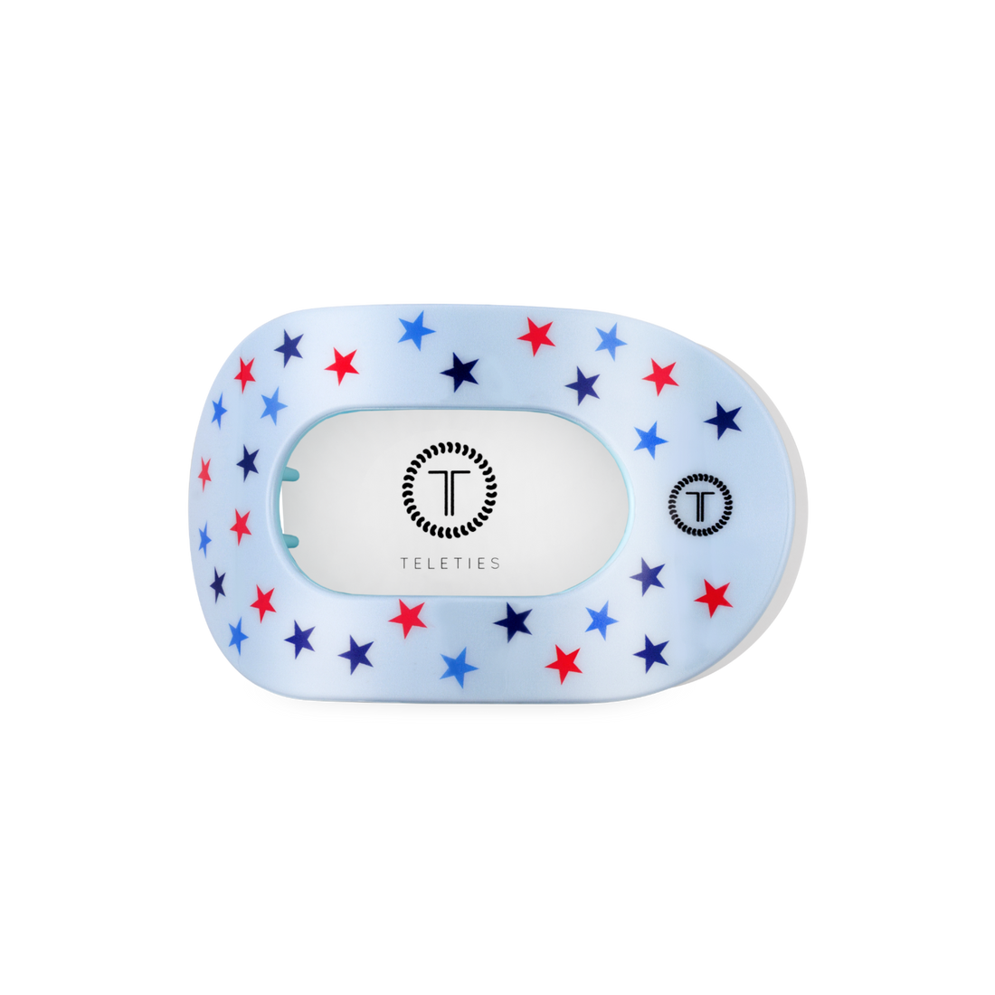 TELETIES - Flat Round Hair Clip | Medium | United We Sparkle