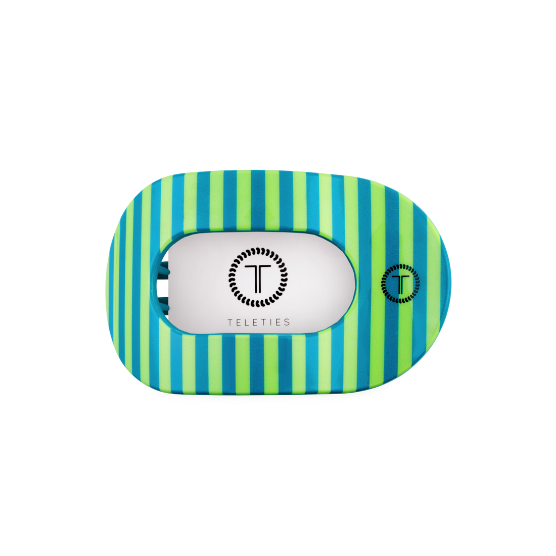 TELETIES - Cabana Cutie | Medium | Flat Round Hair Clip