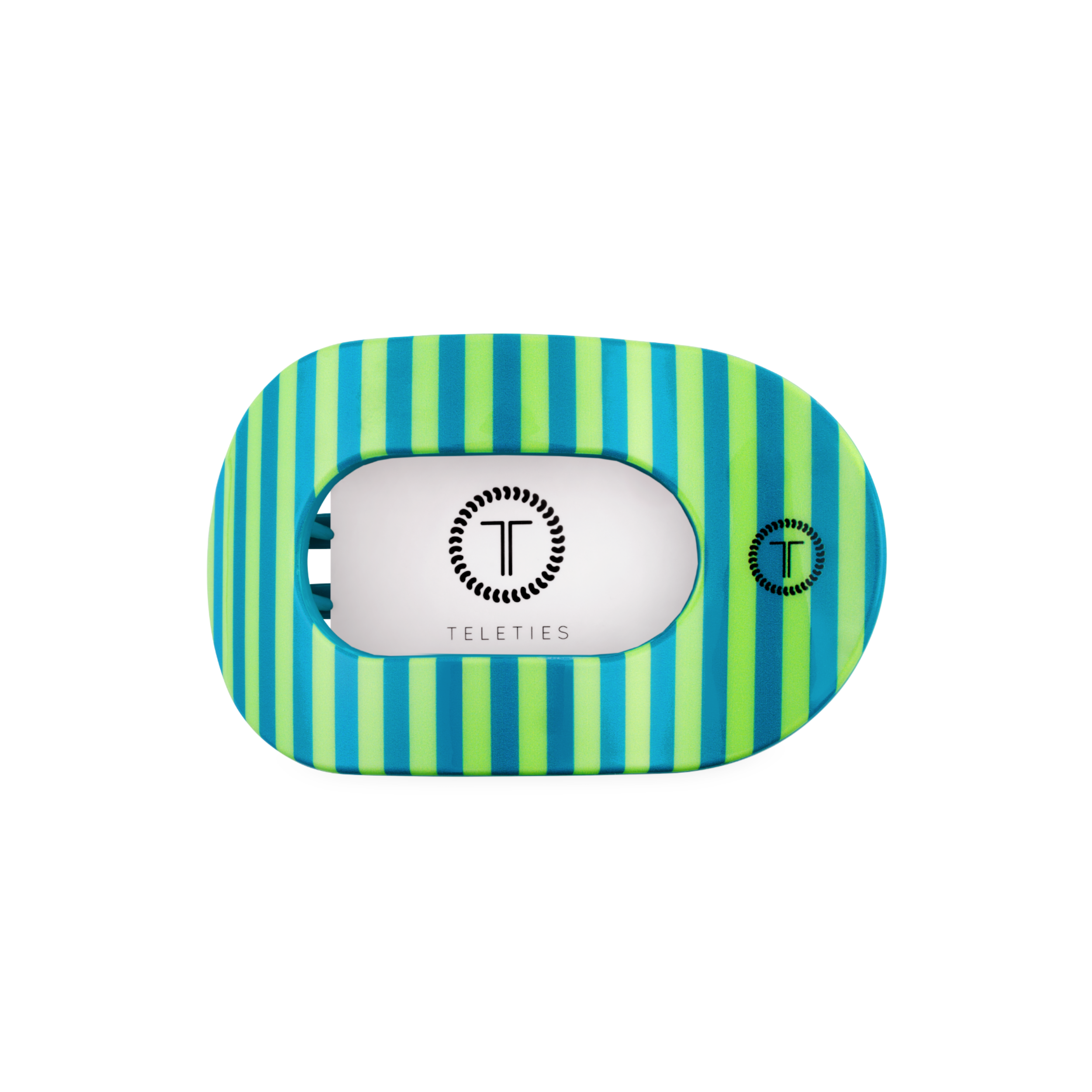 TELETIES - Cabana Cutie | Medium | Flat Round Hair Clip