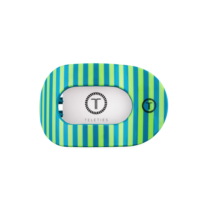 TELETIES - Cabana Cutie | Medium | Flat Round Hair Clip