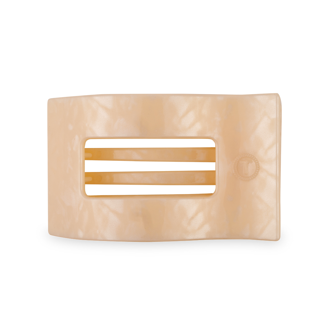 TELETIES - Flat Rectangle Hair Clip | Large | Soft Surf