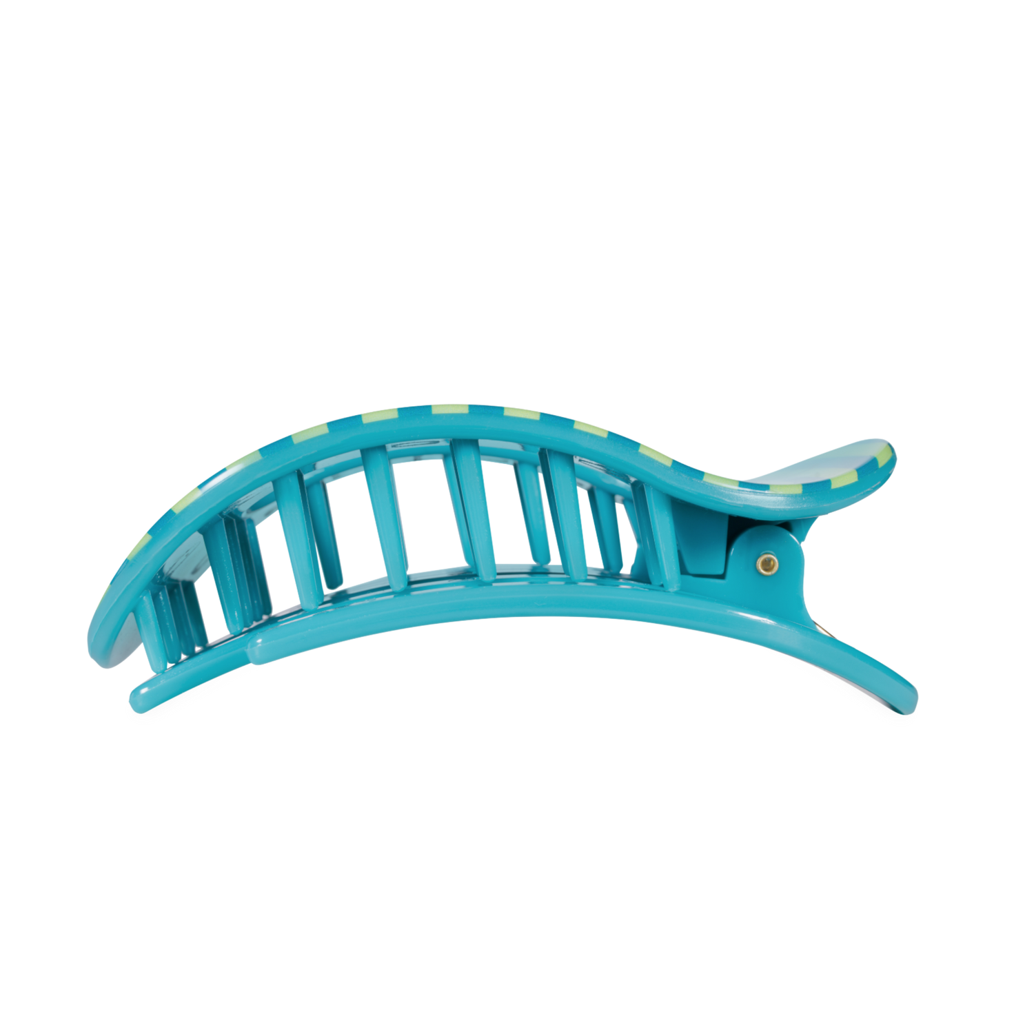 TELETIES - Cabana Cutie | Large | Flat Round Hair Clip