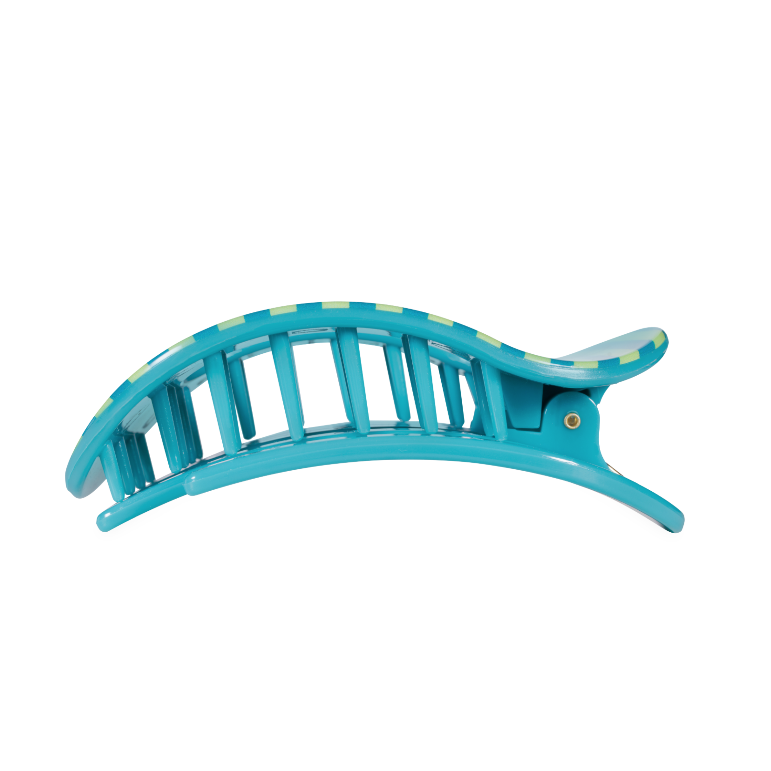 TELETIES - Cabana Cutie | Large | Flat Round Hair Clip