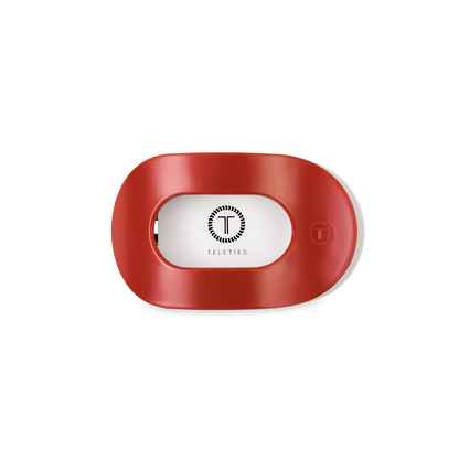 TELETIES - Flat Round Hair Clip | Small | Red Carpet Ready