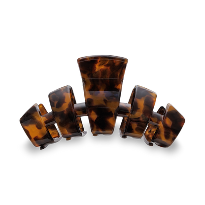 TELETIES - Classic Hair Clip | Large | Tortoise