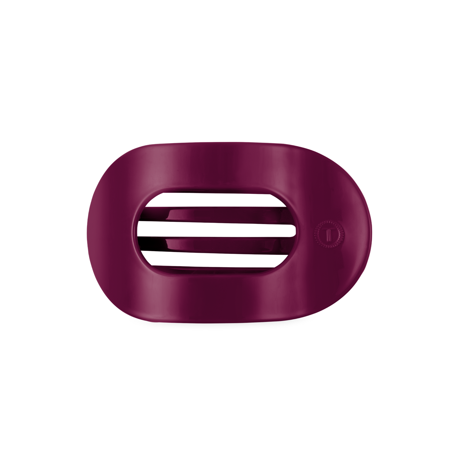 TELETIES - Mulberry Medium Flat Round Hair Clip
