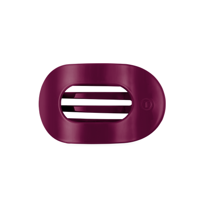 TELETIES - Mulberry Medium Flat Round Hair Clip