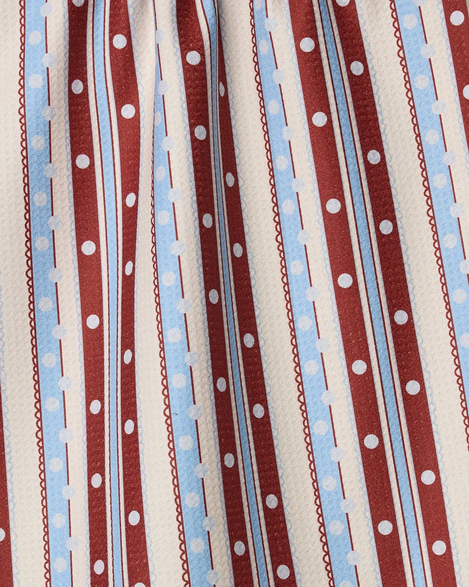 Geometry - Blue Skies Stripes Tea Towel