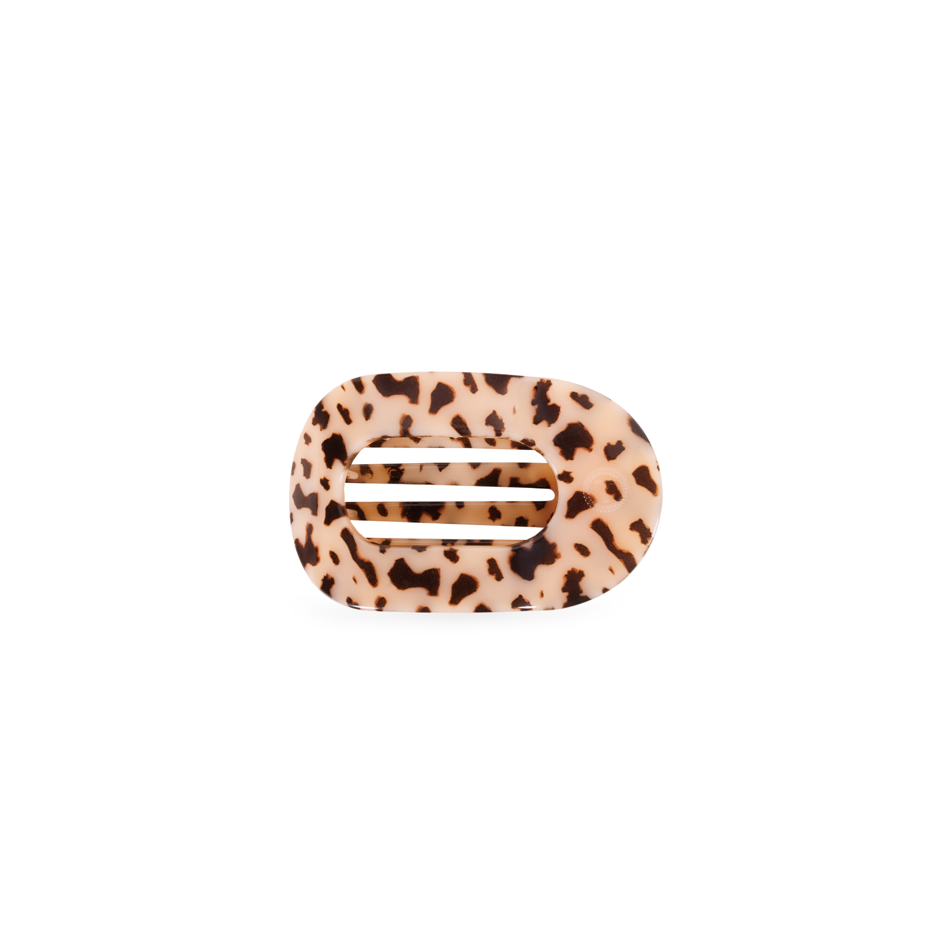 TELETIES - Blonde Tortoise | Tiny | Flat Round Hair Clip