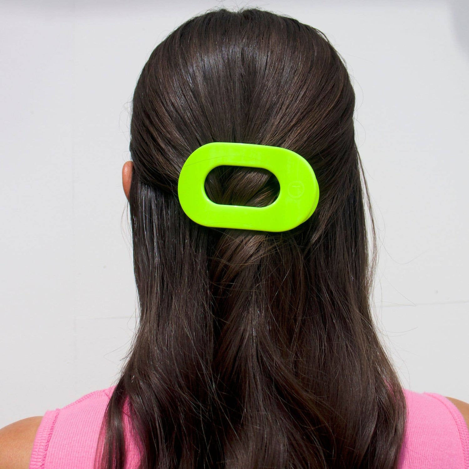 TELETIES - Flat Round Hair Clip | Small | Summer Brights