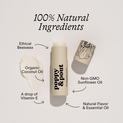 Poppy &amp; Pout - Lip Balm, Marshmallow Creme