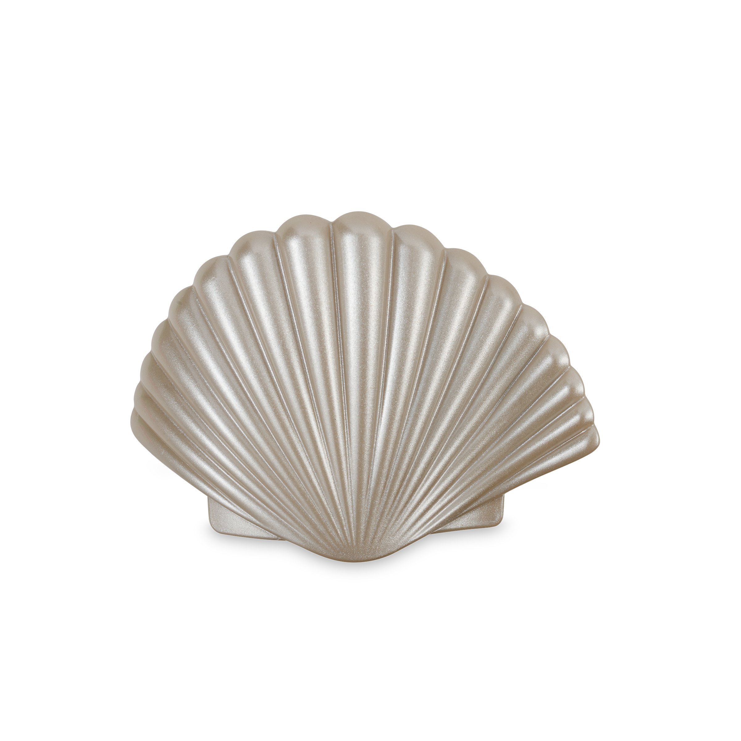 TELETIES - Shimmering Shell | Small | Flat Hair Clip