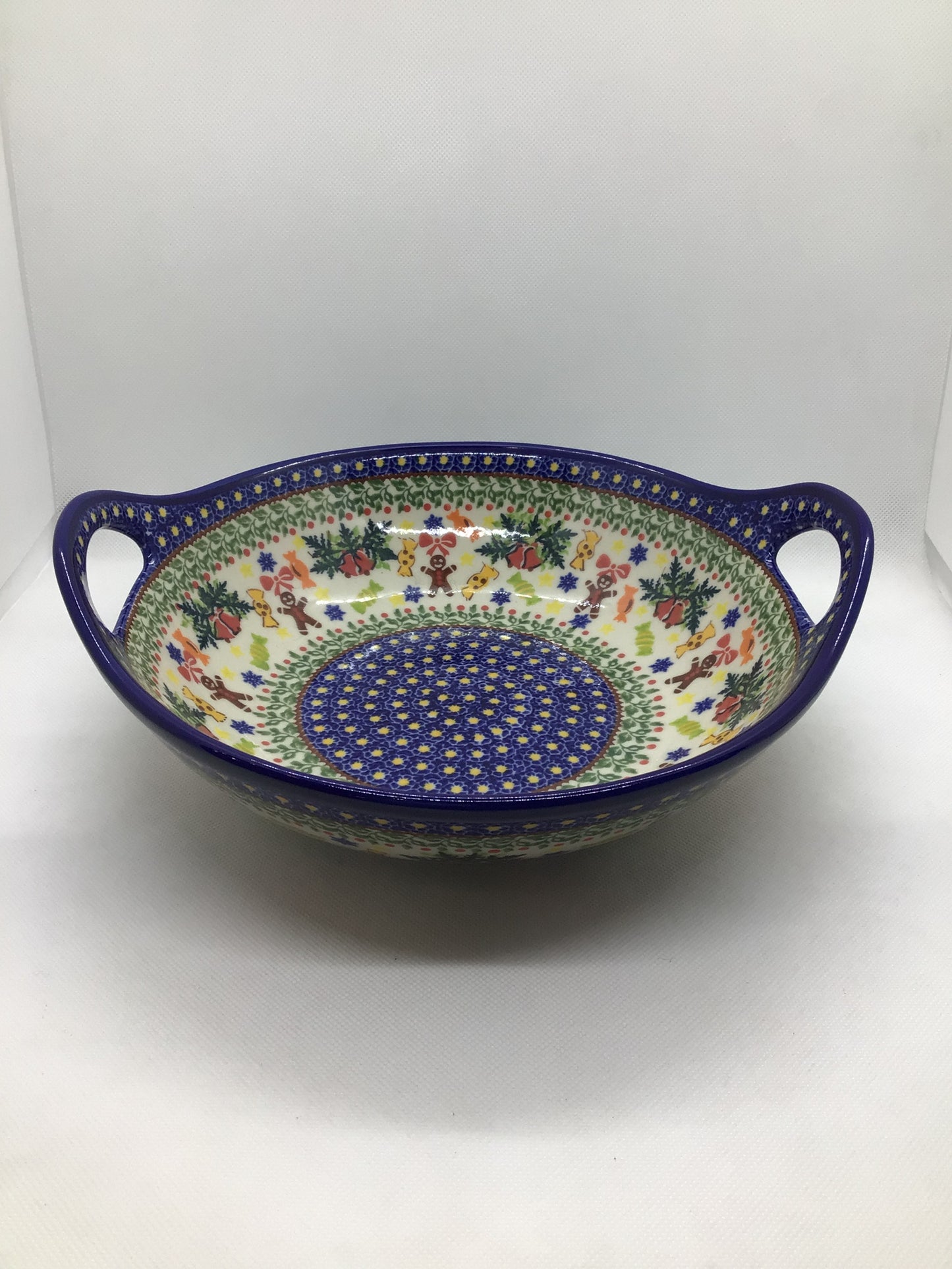 KALICH Christmas Candy Bowl w/ Handles