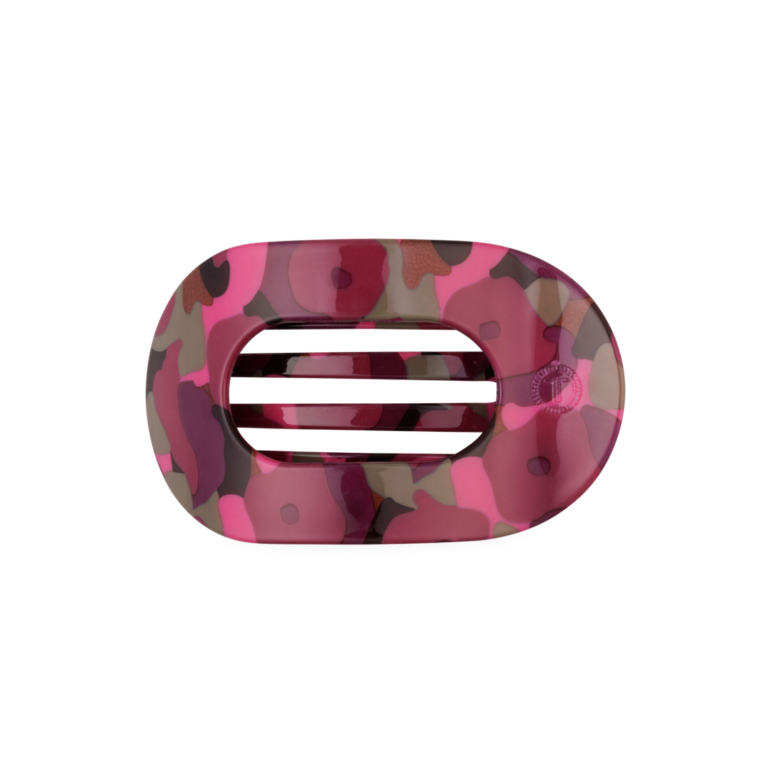 TELETIES - Garden Glam Medium Flat Round Hair Clip