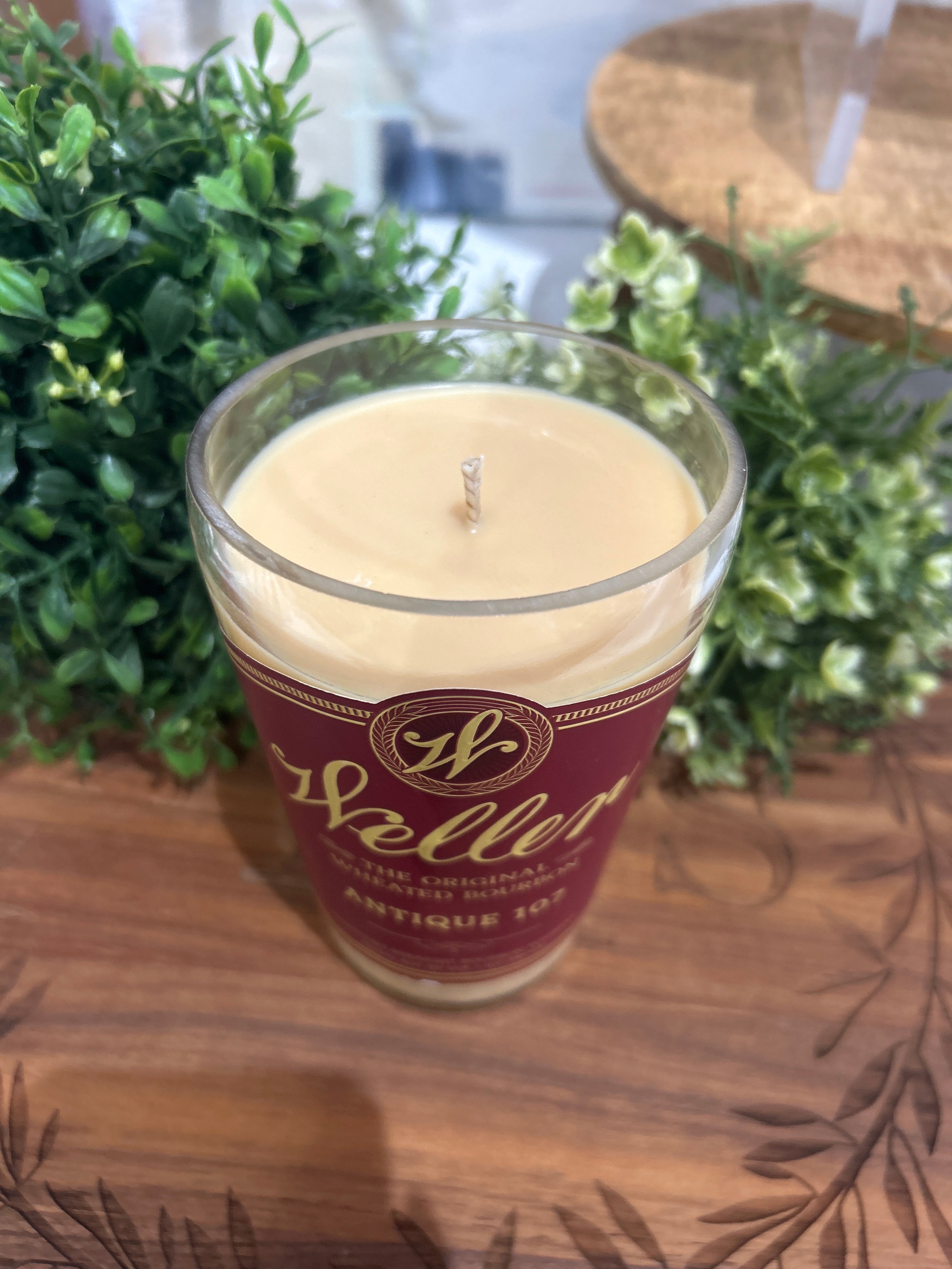 Bourbon Bottle Candle