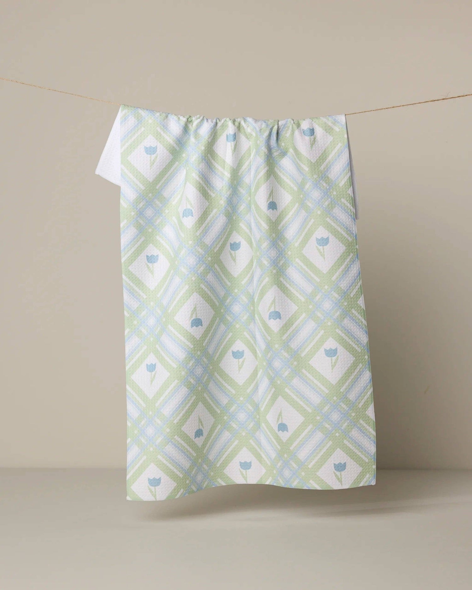 Geometry - Tulip Lattice Tea Towel