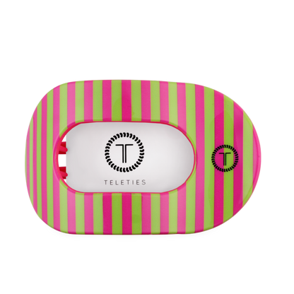 TELETIES - Summer Crush | Large | Flat Round Hair Clip