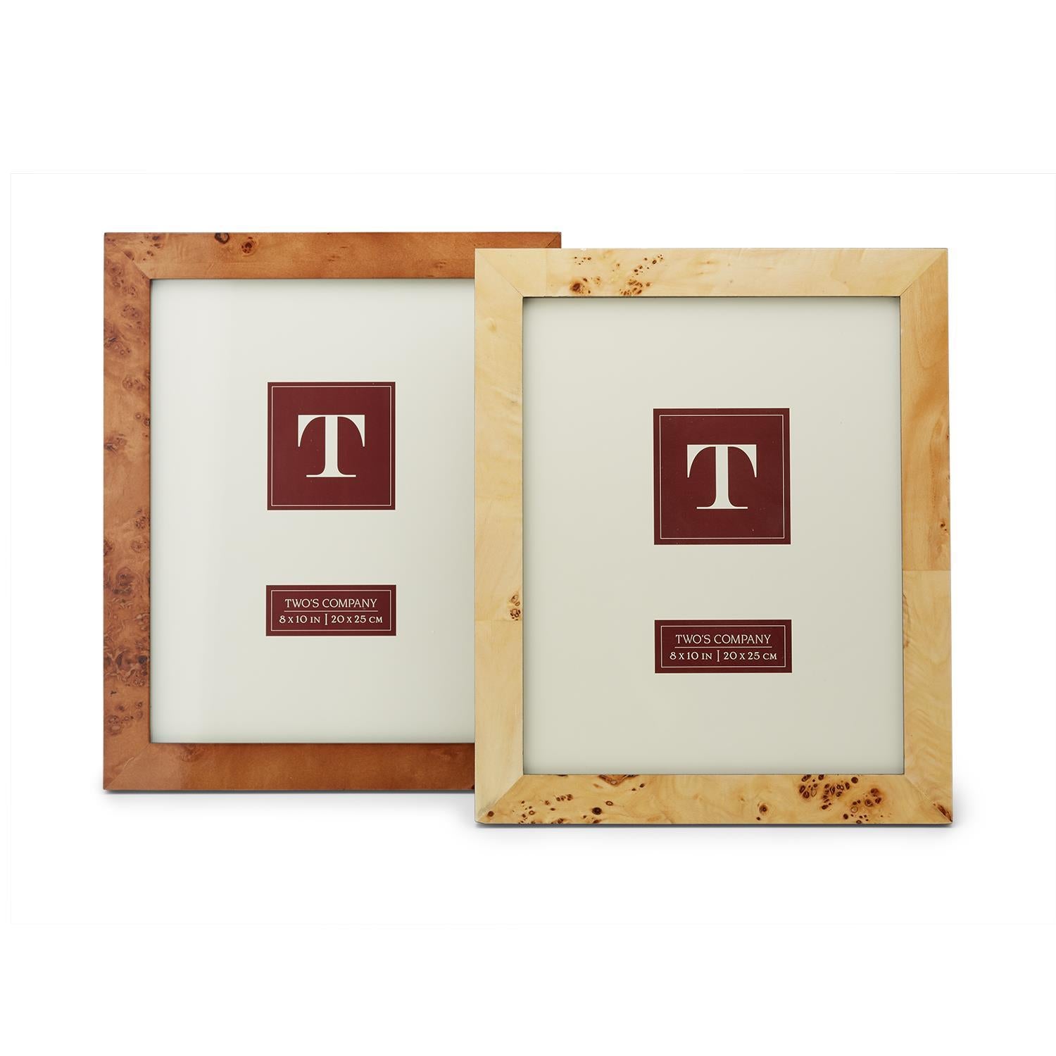 Burled Wood 8x10 Frame