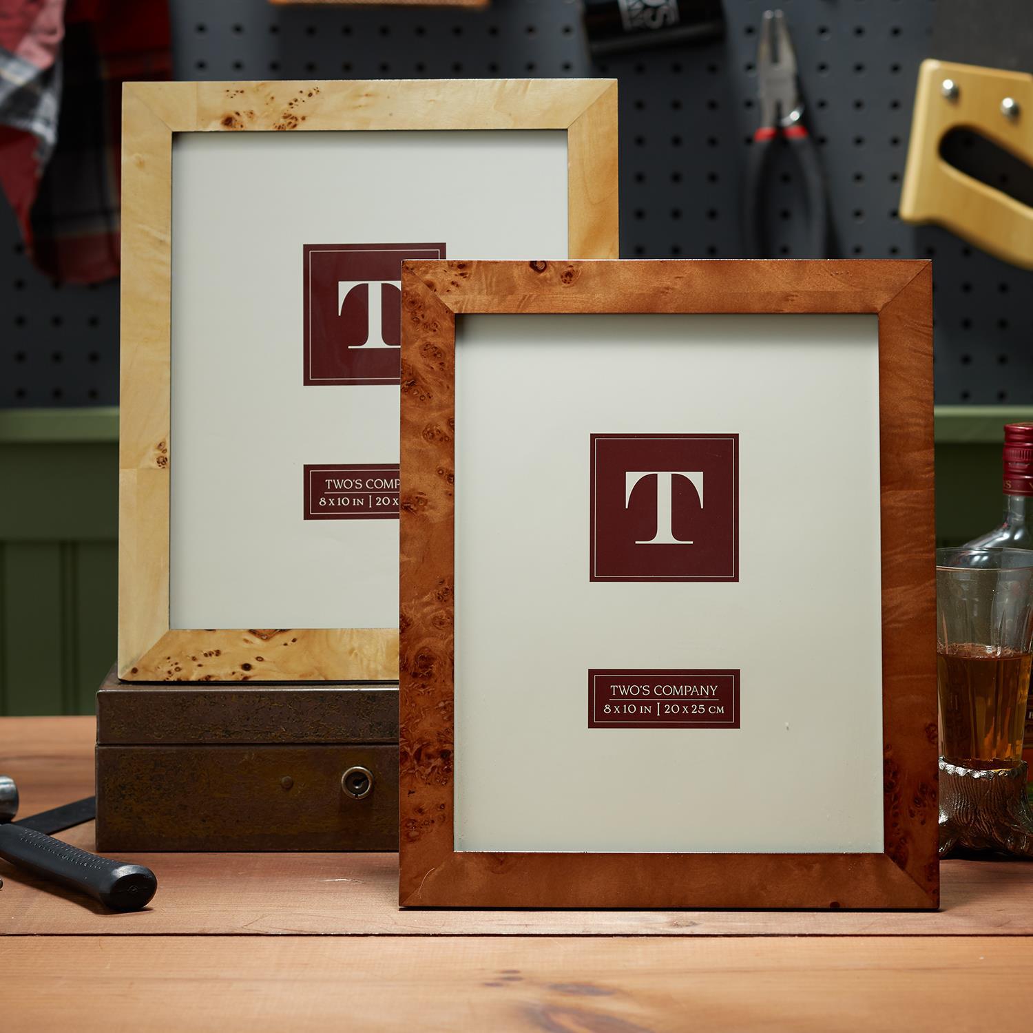Burled Wood 8x10 Frame