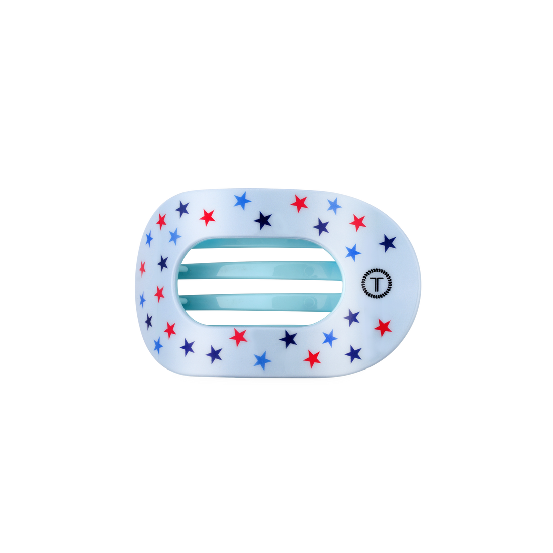 TELETIES - Flat Round Hair Clip | Small | United We Sparkle