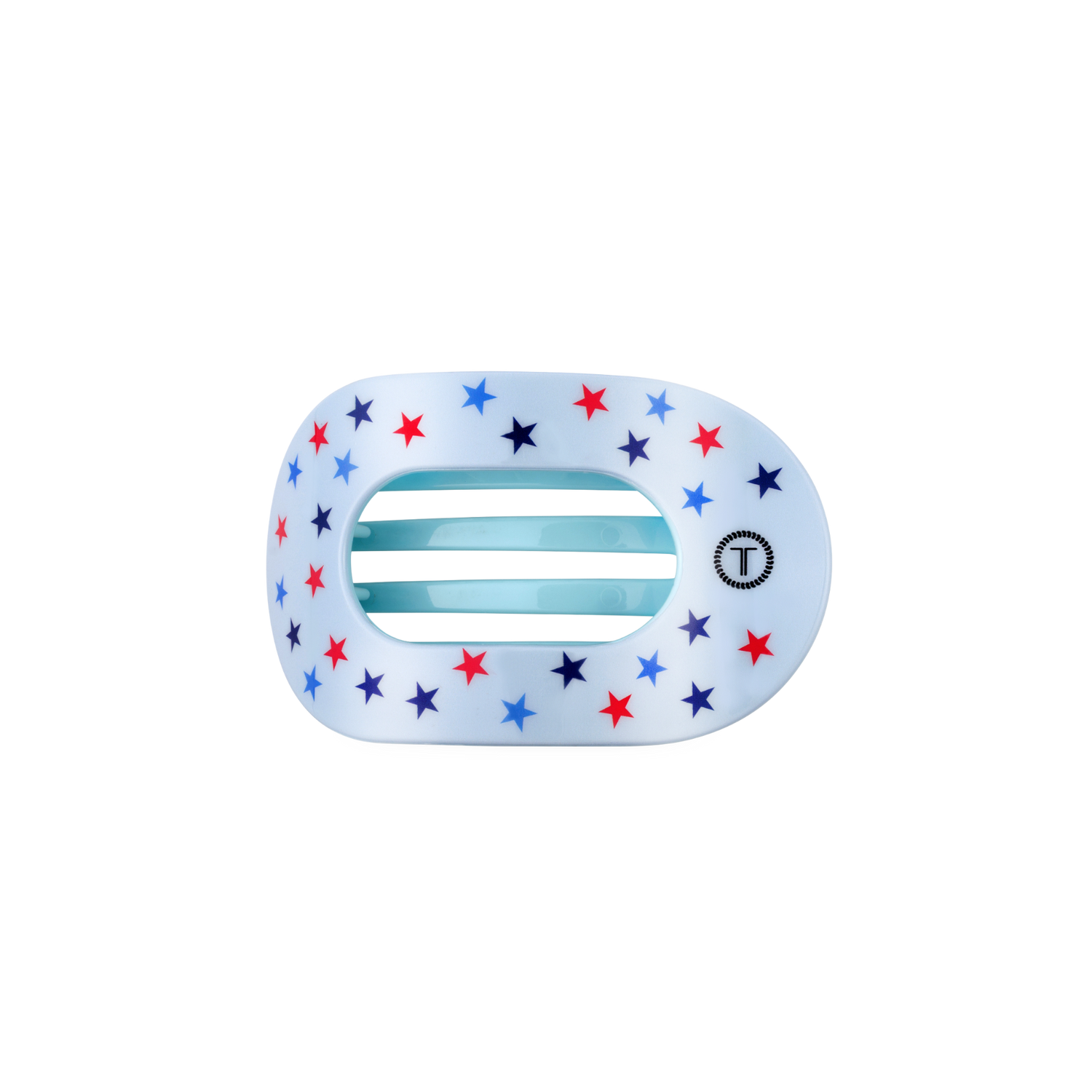 TELETIES - Flat Round Hair Clip | Small | United We Sparkle