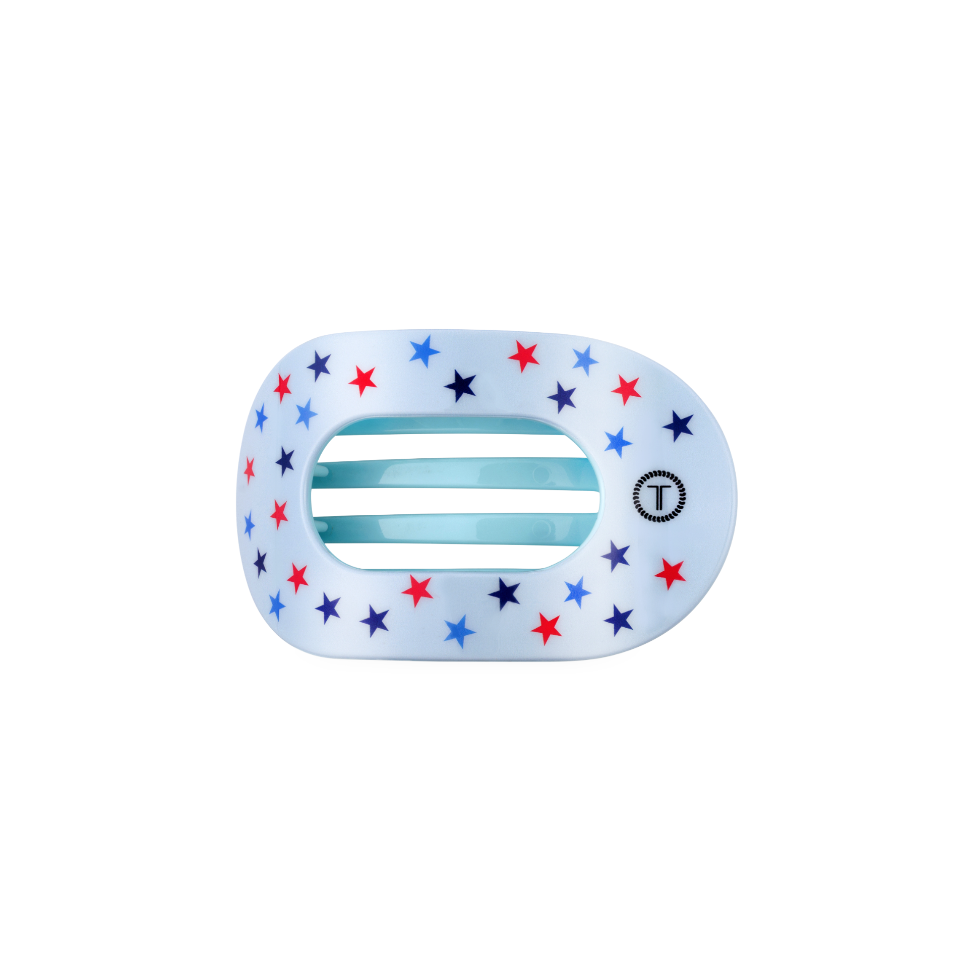 TELETIES - Flat Round Hair Clip | Small | United We Sparkle