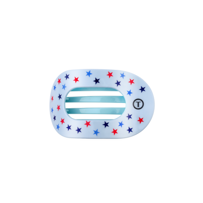 TELETIES - Flat Round Hair Clip | Small | United We Sparkle
