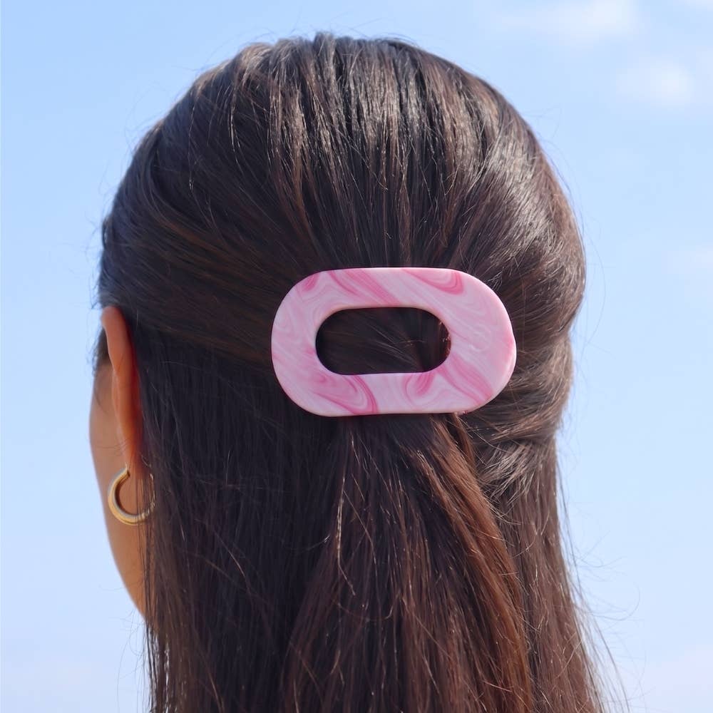 TELETIES - Pinch Me! | Small | Flat Round Hair Clip