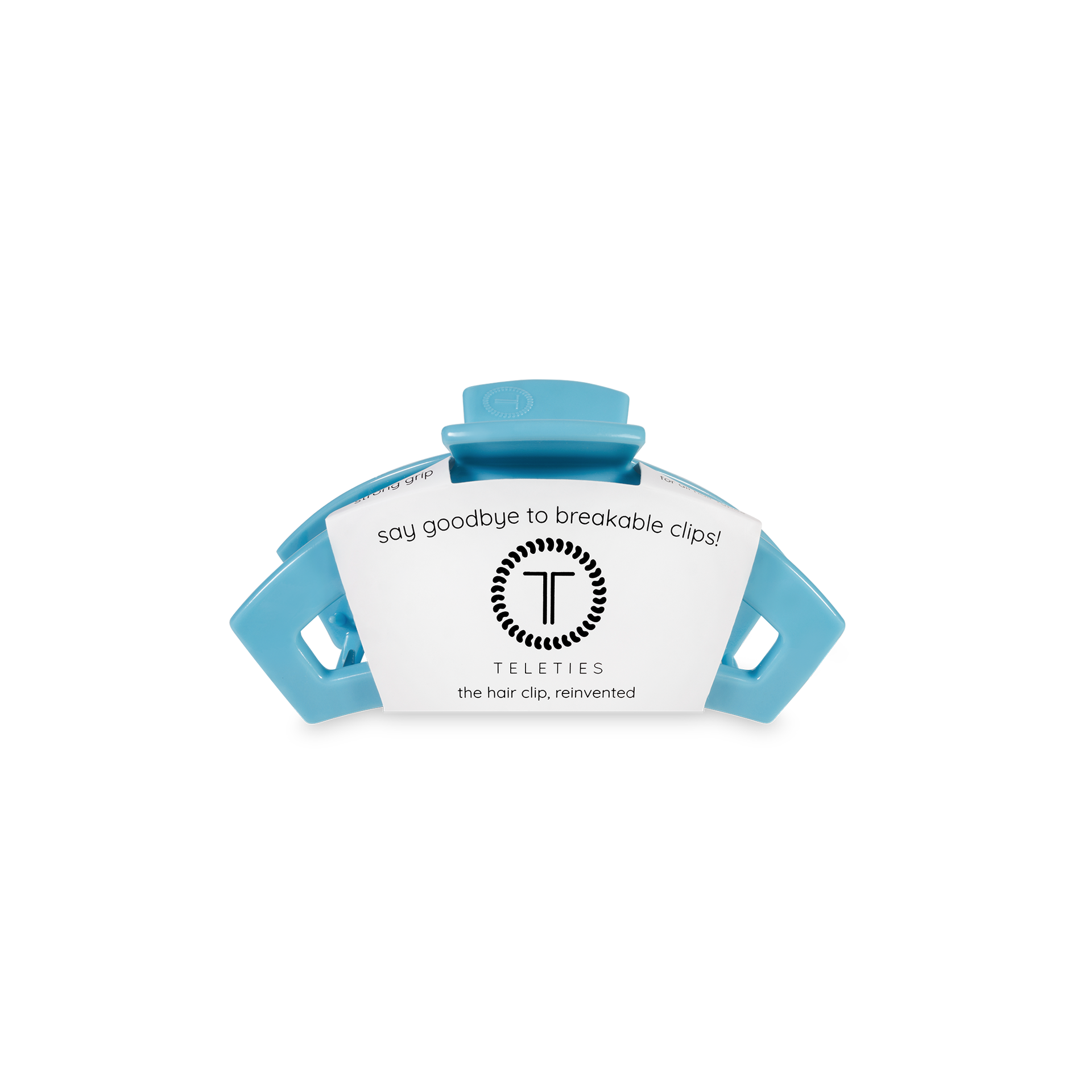 TELETIES - Open Hair Clip | Tiny | Summer Sky