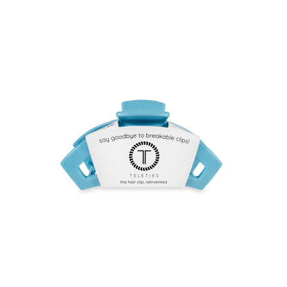 TELETIES - Open Hair Clip | Tiny | Summer Sky